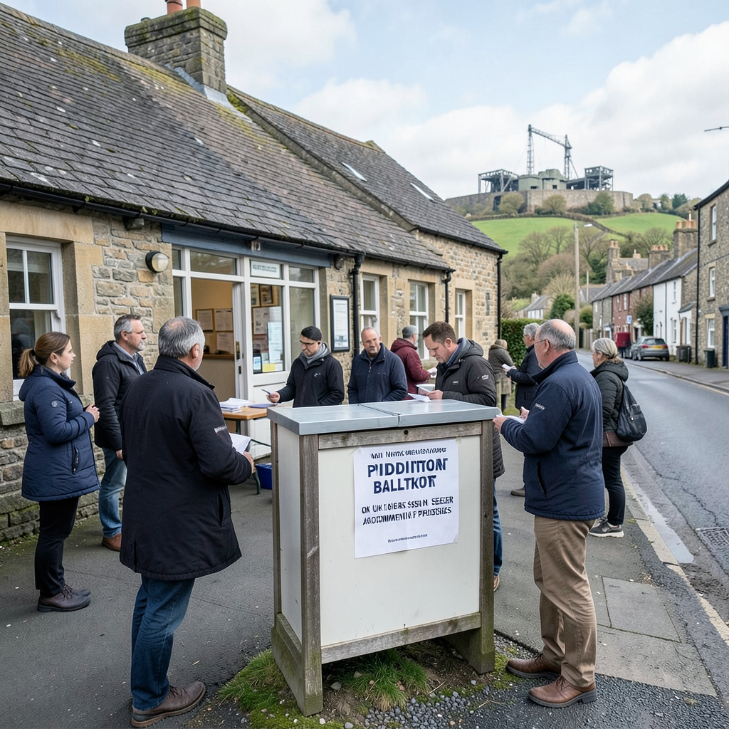Piddington overwhelmingly votes for UK independence in asylum protest